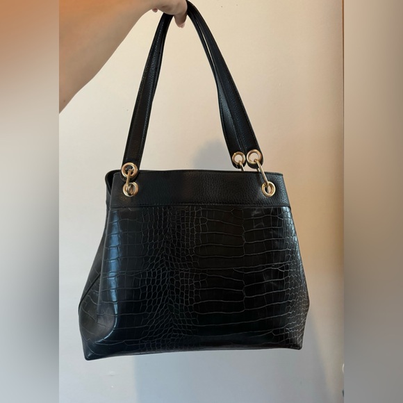 NWT Anne Klein Croco Shoulder Bag - Picture 3 of 6